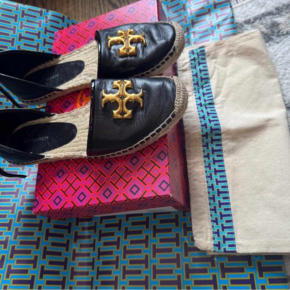 Tory Burch Eleanor Dorsay Espadrille - Picture 9 of 14